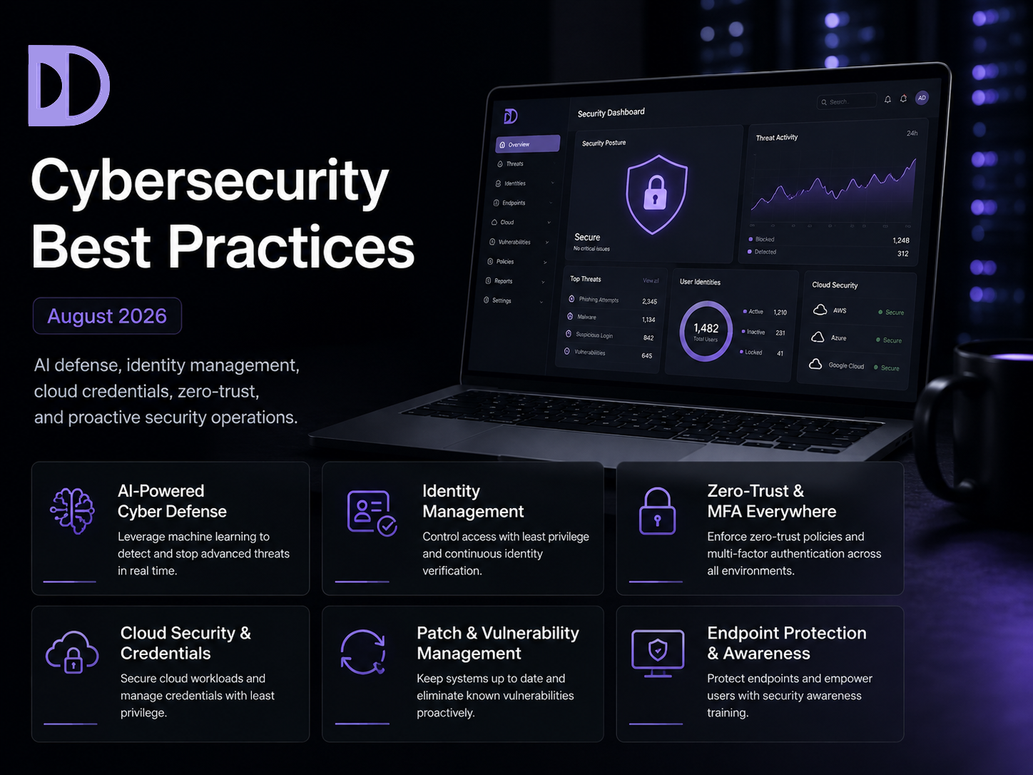 Cybersecurity Best Practices August 2026: AI Defense, Identity Management, and Cloud Credentials